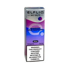 Жидкость ElfLiq Blueberry Sour Raspberry (Черника, Кислая малина) 30 мл, 30 мг