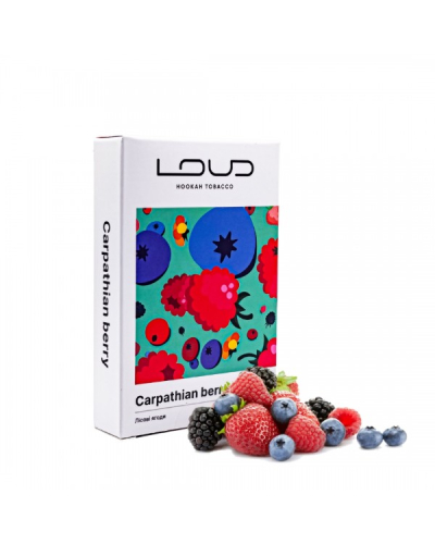 Тютюн LOUD Light Carpathian berries (Лісові ягоди) 50 г