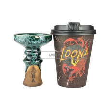 Чаша глиняная Loona bowls Crater Swampy 3
