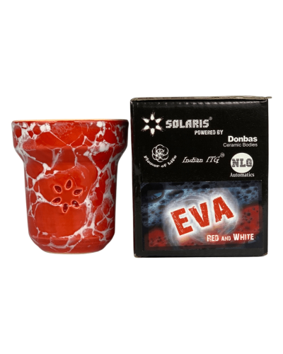 Чаша глиняна Solaris Eva Red and White