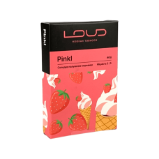 Тютюн LOUD Pinkl (Солодке полуничне морозиво) 40 г.