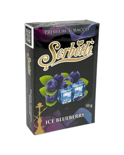 Тютюн Serbetli Ice Blueberry (Лід Чорниця) 50гр