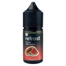 Жидкость Refrost Salt Papaya Watermelon (Папайя Арбуз) 30 мл, 50 мг