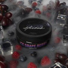 Тютюн 420 Classic Ice Grape Berry (Айс Виноград ягоди) 100 грам