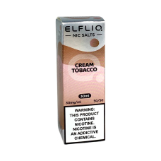 Рідина ElfLiq Cream Tobacco (Кремовий тютюн) 30 мл, 30 мг