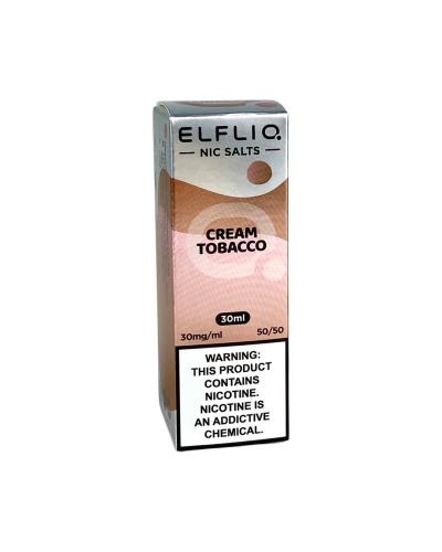 Рідина ElfLiq Cream Tobacco (Кремовий тютюн) 30 мл, 30 мг