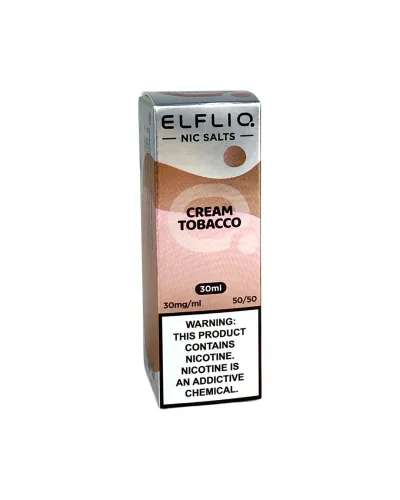 Жидкость ElfLiq Cream Tobacco (Кремовый табак) 30 мл, 30 мг