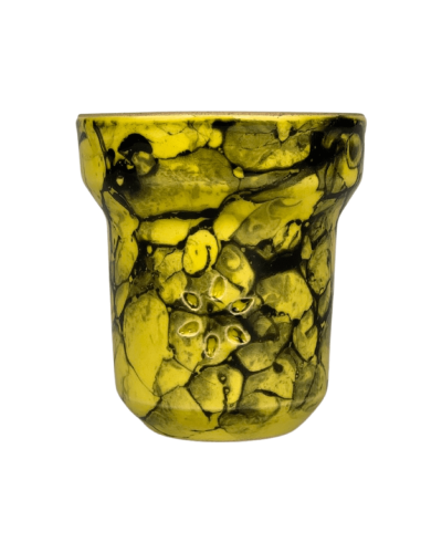 Чаша глиняная Solaris Eva Yellow and Black