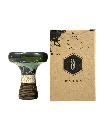 KOLOS. Чаша глиняна в глазурі Kolos Lyomista 01