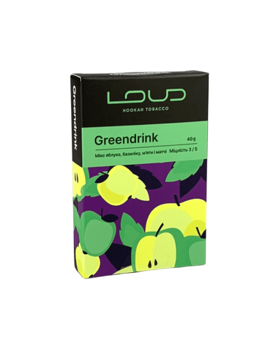 Тютюн LOUD Greendrink (Гріндрінк) 40 г