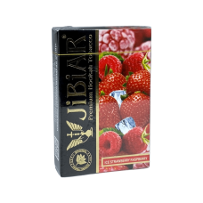 Тютюн JiBiAR Ice Strawberry Raspberry ( Полуниця Малина Лід) 50 гр