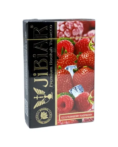 Табак JiBiAR Ice Strawberry Raspberry (Клубника Малина Лед) 50 гр