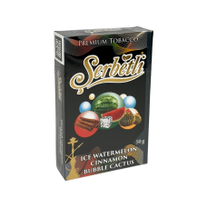 Тютюн Serbetli Ice Watermelon Cinnamoon Bubble Cactus (Лід Кавун Кориця Бабл Кактус) 50гр