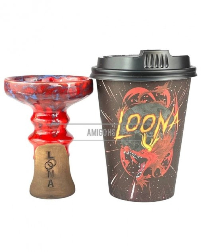 Чаша глиняна Loona bowls Crater Bloody