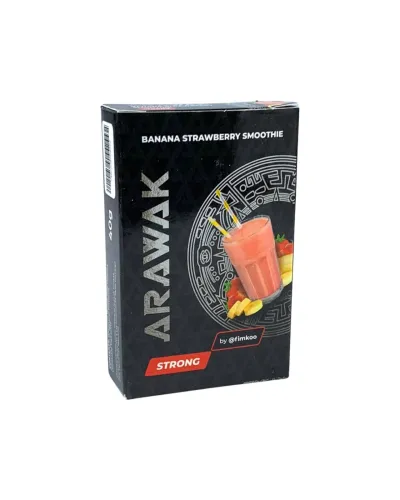 Тютюн Arawak Strong Banana strawberry smoothie (Бананово-полуничне смузі) 40 гр