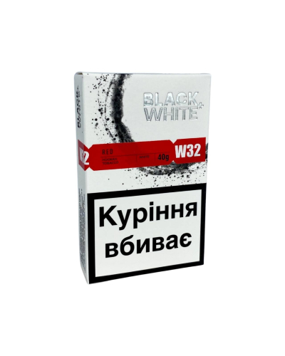 Тютюн Black & White W32 Red (Червоні Фрукти) - 40 гр