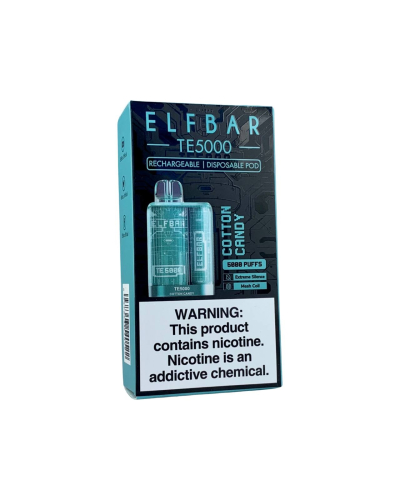 Elf Bar TE5000 Cotton Candy (Цукрова вата)