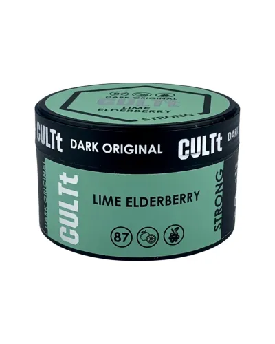 Табак CULTT Strong DS87 Lime Elderberry (Лайм Бузина) 100гр