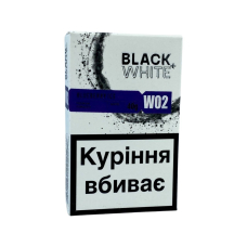 Тютюн Black & White W02 Blueberry Ice (Чорниця Лід) 40 гр