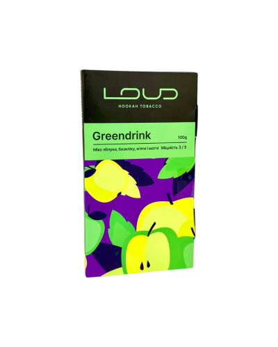 Тютюн LOUD Greendrink (Гріндрінк) 100 гр