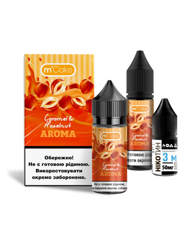 Набір Flavorlab M-Cake Caramel & Hazelnuts (Карамель Фундук) 30 ml 50 mg