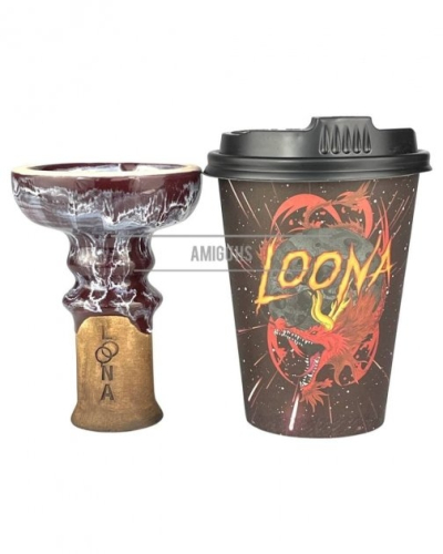Чаша глиняна Loona bowls Meteor Lily фіолетовий
