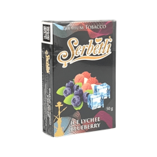 Тютюн Serbetli Ice Lychee Blueberry (Айс лічі, чорниця) 50 гр.