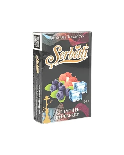 Тютюн Serbetli Ice Lychee Blueberry (Айс лічі, чорниця) 50 гр.