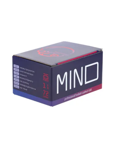Горіхове вугілля MIND 1 кг. в коробці