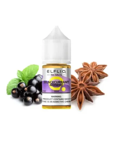 Жидкость ElfLiq Blackcurrant Aniseed (Чорная Смородина Анис) 30 мл, 30 мг