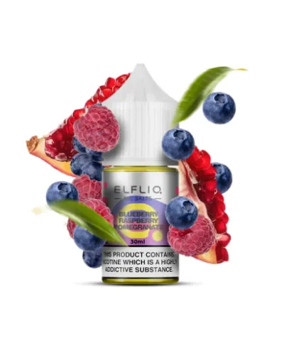 Жидкость ElfLiq Blueberry Raspberry Pomegranate (Голубика Малина Гранат) 30 мл, 30 мг