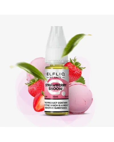 Рідина ElfLiq Strawberry Snow (Полуничне морозиво) 30 мл, 50 мг