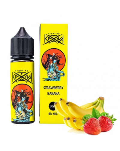 Жидкость Katana Strawberry Banana, 30ml 50mg