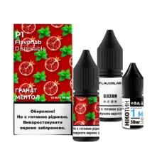 Набор FlavorLab P1 Гранат Ментол 10 ml 50 mg