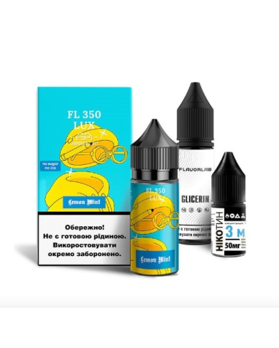 Набор FL 350 LUX Lemon Mint (Лимон Мята) 30 мл 50 mg