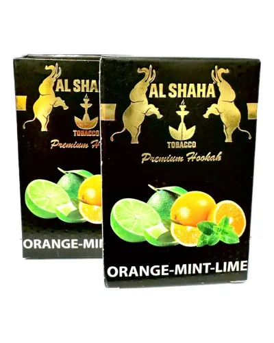 Тютюн Al Shaha Orange mint lime (М`ятний апельсин лайм) 50 гр.