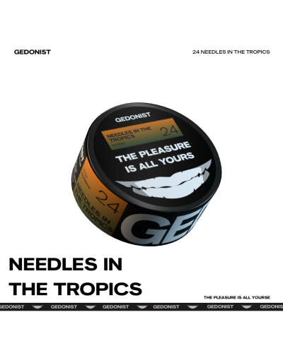 Тютюн GEDONIST 24 Needles in the Tropics, 100гр