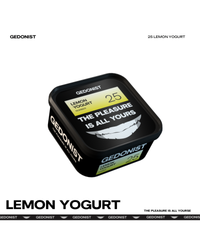 Тютюн GEDONIST 25 Lemon Yougurt, 200гр