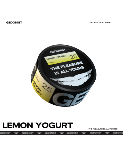 Табак GEDONIST 25 Lemon Yougurt, 100гр