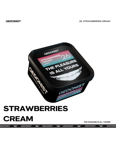 Табак GEDONIST 26 Strawberries Cream, 200гр