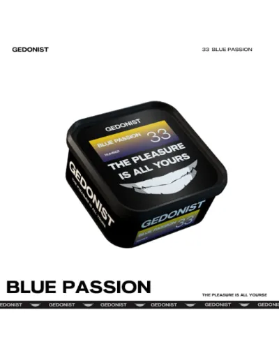 Табак GEDONIST 33 Blue Passion, 200гр