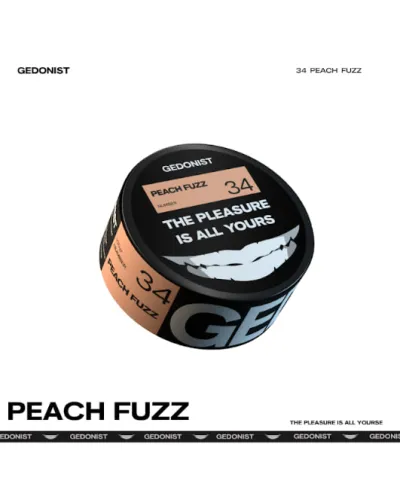 Тютюн GEDONIST 34 Peach Fuzz, 100гр