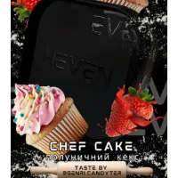 Тютюн Heven heavy  Chef cake (Полуничний кекс) 200гр