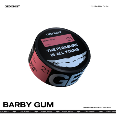 Табак  GEDONIST 21 Barby Gum, 100гр