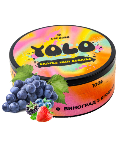 Тютюн Yolo Grape and Berries (Виноград, ягоди) 100g
