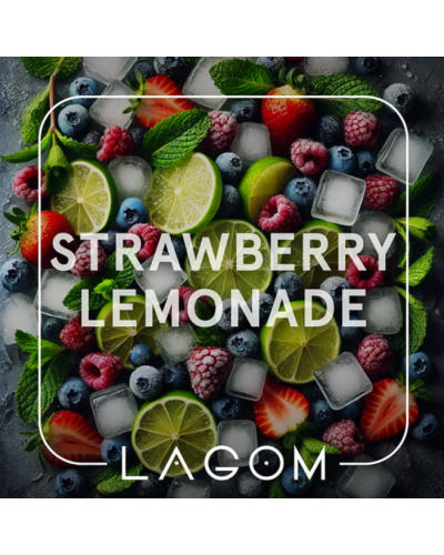 Тютюн Lagom Navy Strawberry lemonade (Полуничний лимонад) 200 гр