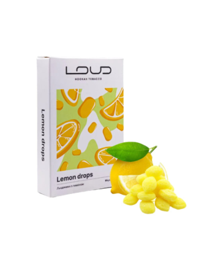 Тютюн LOUD Light Lemon drops (Лимонні льодяники) 50 г