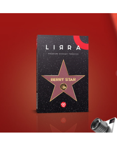 Тютюн LIRRA Berry Star (Вишня, малина, смородина, чорниця) 50 гр