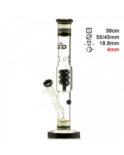 Бонг стеклянный Grace Glass Hammer Series H:38 ?:55/45mm SG:18.8mm