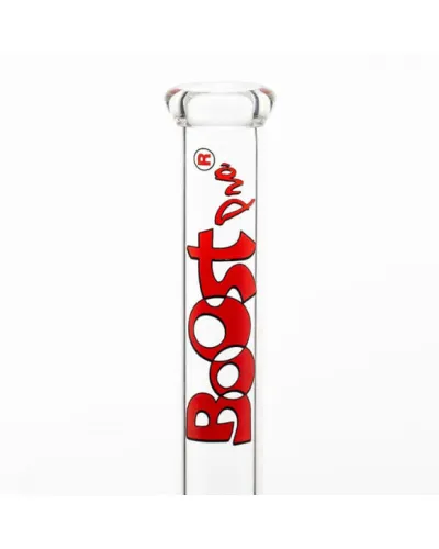Бонг стеклянный BOOST PRO Beaker Black H:44cm - Ø:50mm - SG:18.8mm